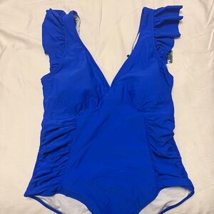 Cobalt blue NWT swimwear L